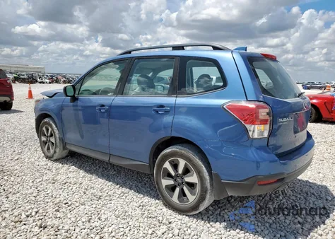 2017 Subaru Forester 2.5I z USA, uszkodzony, nr VIN JF2SJABC0HH465136